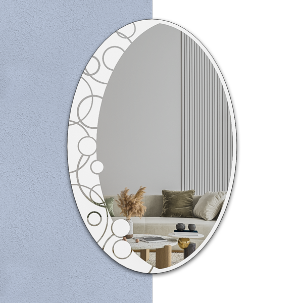 Espejo decorativo con luz led & touch modelo EGL-05 - Espejos Creativos